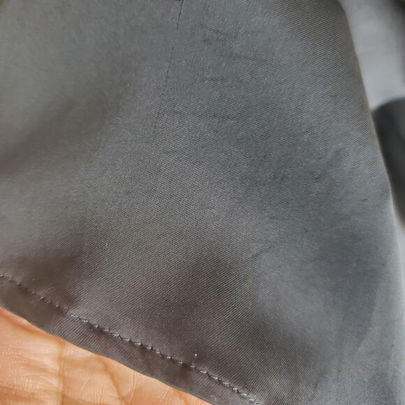 J.Crew Goldie Satin Blouse Top Black Size XS NWT Preppy Monochrome Quiet Luxury - Picture 7 of 10